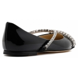 Jimmy Choo - Genevi Flat Ballet - Black - Jimmy Choo Exclusive Luxury Collection