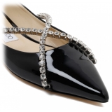 Jimmy Choo - Genevi Flat Ballet - Black - Jimmy Choo Exclusive Luxury Collection