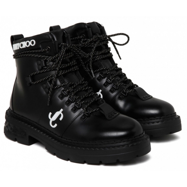 Jimmy Choo - Marlow Hiking Boots - Black White - Jimmy Choo Exclusive Luxury Collection