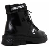 Jimmy Choo - Marlow Hiking Boots - Black White - Jimmy Choo Exclusive Luxury Collection