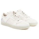 Jimmy Choo - Calf Leather Florent Low-Top Sneakers - White Beige - Jimmy Choo Exclusive Luxury Collection