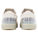 Jimmy Choo - Calf Leather Florent Low-Top Sneakers - White Beige - Jimmy Choo Exclusive Luxury Collection