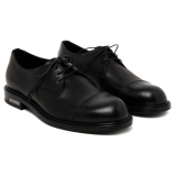 Jimmy Choo - Calf Leather Ray Derby Shoes - Black - Jimmy Choo Exclusive Luxury Collection