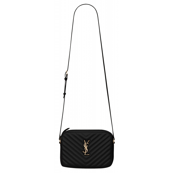 Yves Saint Laurent - Camera Bag Lou in Pelle Trapuntata - Nero - Saint Laurent Exclusive Collection