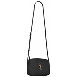 Yves Saint Laurent - Camera Bag Lou in Pelle Trapuntata - Nero - Saint Laurent Exclusive Collection