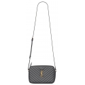 Yves Saint Laurent - Camera Bag Lou in Pelle Trapuntata - Storm - Saint Laurent Exclusive Collection