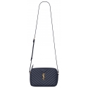 Yves Saint Laurent - Lou Camera Bag in Quilted Leather - Deep Marine - Saint Laurent Exclusive Collection