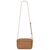 Yves Saint Laurent - Lou Camera Bag in Quilted Leather - Cinnamon - Saint Laurent Exclusive Collection