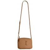 Yves Saint Laurent - Lou Camera Bag in Quilted Leather - Cinnamon - Saint Laurent Exclusive Collection