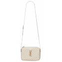 Yves Saint Laurent - Camera Bag Lou in Pelle Trapuntata - Crema Morbida - Saint Laurent Exclusive Collection