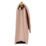 Yves Saint Laurent - Cassandre Envelope Chain Wallet in Grain De Poudre Leather - Pale Pink - Exclusive Collection