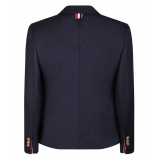 Thom Browne - Blazer Monopetto Blu Navy - Blu Navy - Thom Browne Exclusive Luxury Collection