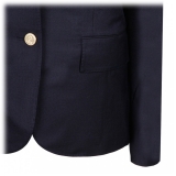 Thom Browne - Blazer Monopetto Blu Navy - Blu Navy - Thom Browne Exclusive Luxury Collection