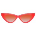 The Attico - Dora Cat Eye Sunglasses in Pink - Sunglasses - Official - The Attico Eyewear by Linda Farrow