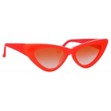 The Attico - Occhiali da Sole Dora Cat Eye in Rosa - Occhiali da Sole - Official - The Attico Eyewear by Linda Farrow