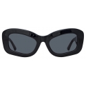 The Attico - Occhiali da Sole Harry Cat Eye in Nero - Occhiali da Sole - Official - The Attico Eyewear by Linda Farrow