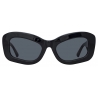 The Attico - Occhiali da Sole Harry Cat Eye in Nero - Occhiali da Sole - Official - The Attico Eyewear by Linda Farrow