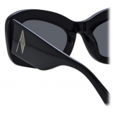 The Attico - Harry Cat Eye Sunglasses in Black - Sunglasses - Official - The Attico Eyewear by Linda Farrow