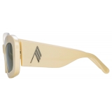 The Attico - Harry Cat Eye Sunglasses in Ivory - Sunglasses - Official - The Attico Eyewear by Linda Farrow