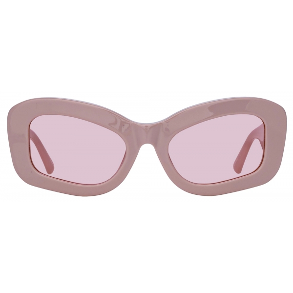 The Attico - Harry Cat Eye Sunglasses in Pink - Sunglasses - Official - The Attico Eyewear by Linda Farrow