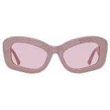 The Attico - Harry Cat Eye Sunglasses in Pink - Sunglasses - Official - The Attico Eyewear by Linda Farrow