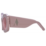 The Attico - Occhiali da Sole Harry Cat Eye in Rosa - Occhiali da Sole - Official - The Attico Eyewear by Linda Farrow