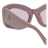 The Attico - Occhiali da Sole Harry Cat Eye in Rosa - Occhiali da Sole - Official - The Attico Eyewear by Linda Farrow