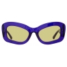The Attico - Occhiali da Sole Harry Cat Eye in Viola - Occhiali da Sole - Official - The Attico Eyewear by Linda Farrow