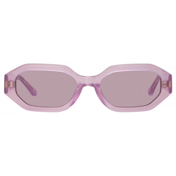 The Attico - Occhiali da Sole Irene Angular in Rosa - Occhiali da Sole - Official - The Attico Eyewear by Linda Farrow