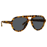 The Attico - Jurgen Aviator Sunglasses in Tortoiseshell - Sunglasses - Official - The Attico Eyewear by Linda Farrow