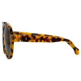 The Attico - Jurgen Aviator Sunglasses in Tortoiseshell - Sunglasses - Official - The Attico Eyewear by Linda Farrow