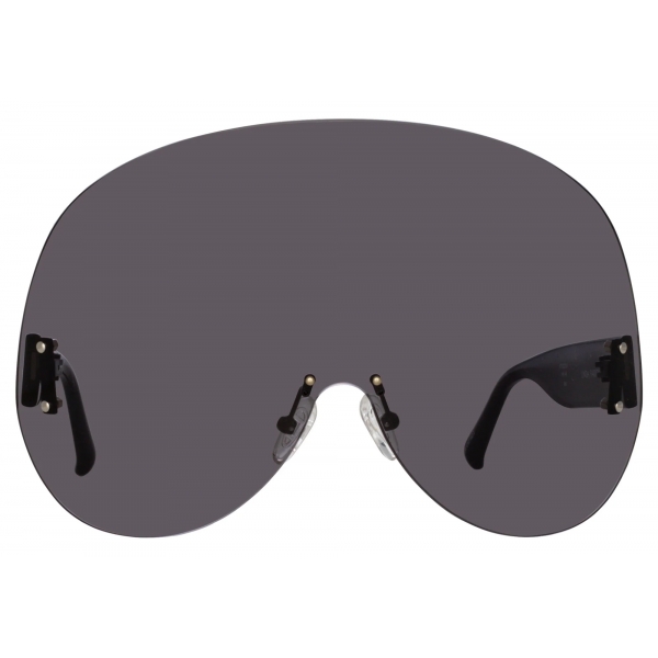 The Attico - Occhiali da Sole Karl Oversize in Nero - Occhiali da Sole - Official - The Attico Eyewear by Linda Farrow