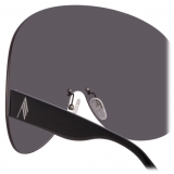 The Attico - Karl Oversize Sunglasses in Black - Sunglasses - Official - The Attico Eyewear by Linda Farrow