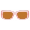 The Attico - Occhiali da Sole Marfa Rectangular in Rosa - Occhiali da Sole - Official - The Attico Eyewear by Linda Farrow