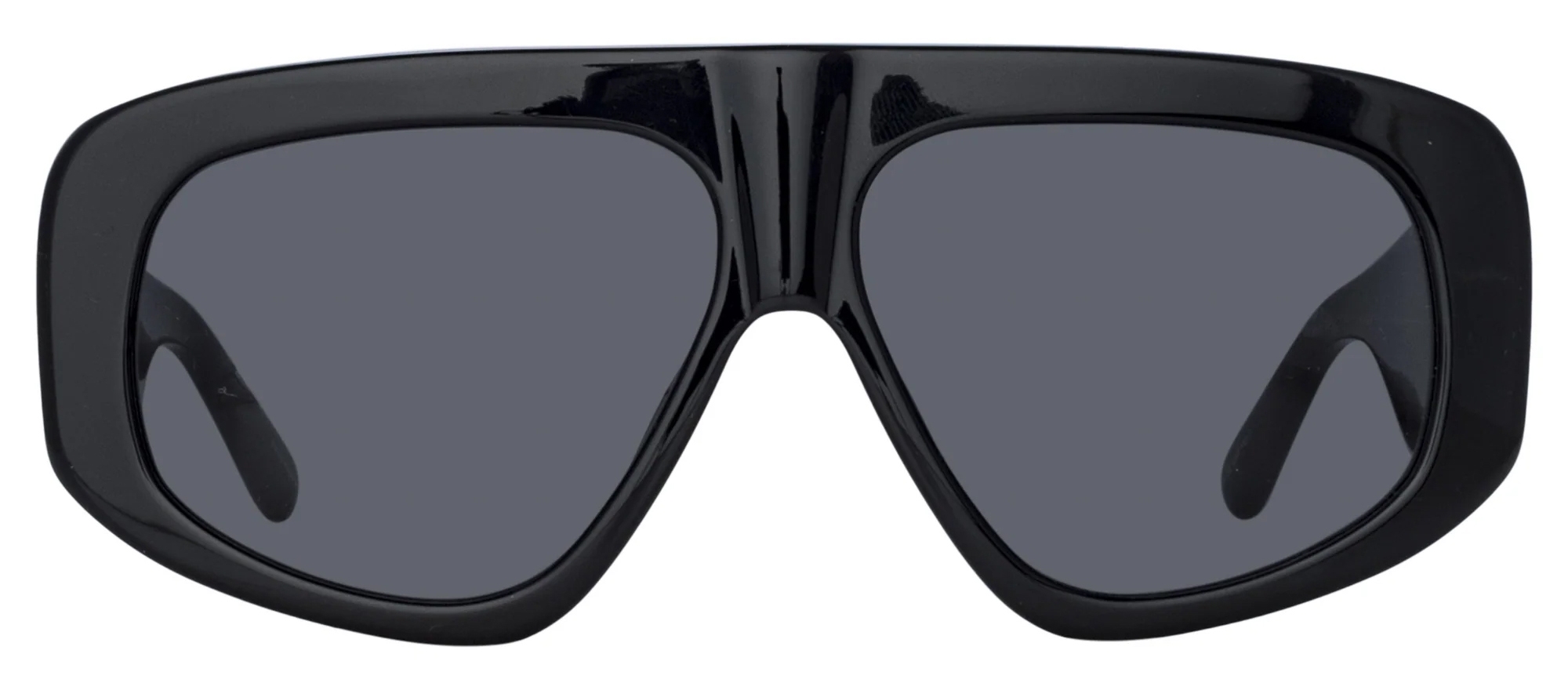 The Attico - Milano Oversized Sunglasses in Black