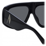 The Attico - Milano Oversized Sunglasses in Black - Sunglasses - Official - The Attico Eyewear by Linda Farrow