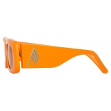 The Attico - Mini Marfa Sunglasses in Orange - Sunglasses - Official - The Attico Eyewear by Linda Farrow