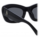 The Attico - Rania Cat Eye Sunglasses in Black - Sunglasses - Official - The Attico Eyewear by Linda Farrow