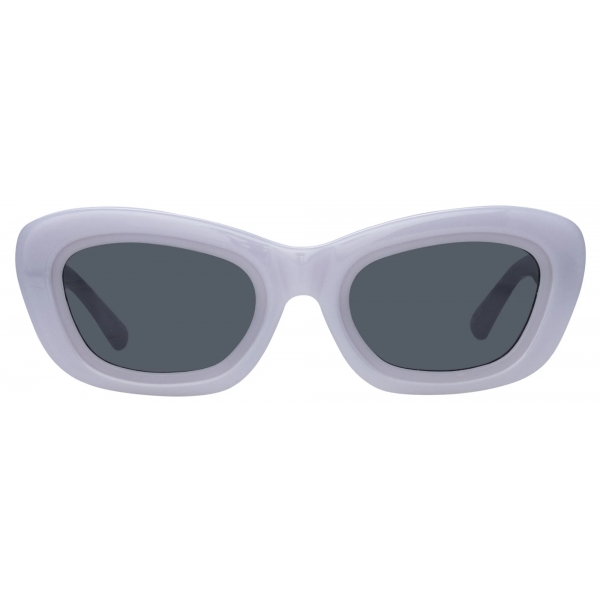 The Attico - Occhiali da Sole Rania Cat Eye in Grigio - Occhiali da Sole - Official - The Attico Eyewear by Linda Farrow