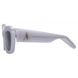 The Attico - Rania Cat Eye Sunglasses in Grey - Sunglasses - Official - The Attico Eyewear by Linda Farrow