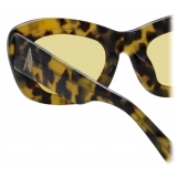 The Attico - Rania Cat Eye Sunglasses in Tortoiseshell - Sunglasses - Official - The Attico Eyewear by Linda Farrow