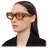 The Attico - Rania Cat Eye Sunglasses in Tortoiseshell - Sunglasses - Official - The Attico Eyewear by Linda Farrow