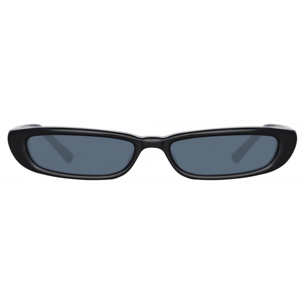 The Attico - Thea Angular Sunglasses in Black - Sunglasses - Official - The Attico Eyewear by Linda Farrow