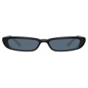 The Attico - Thea Angular Sunglasses in Black - Sunglasses - Official - The Attico Eyewear by Linda Farrow