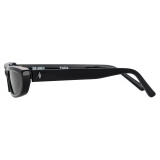 The Attico - Thea Angular Sunglasses in Black - Sunglasses - Official - The Attico Eyewear by Linda Farrow