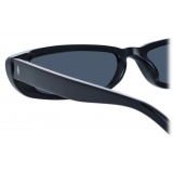 The Attico - Thea Angular Sunglasses in Black - Sunglasses - Official - The Attico Eyewear by Linda Farrow