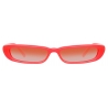 The Attico - Occhiali da Sole Thea Angular in Rosa Neon - Occhiali da Sole - Official - The Attico Eyewear by Linda Farrow