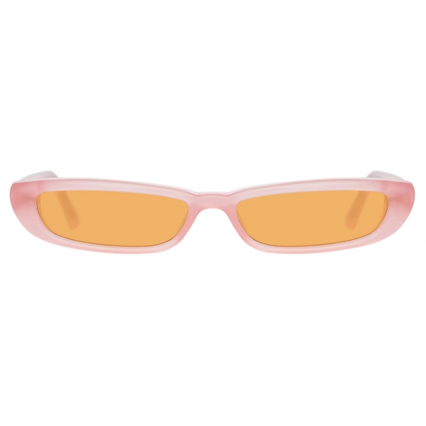 The Attico - Thea Angular Sunglasses in Pink - Sunglasses - Official - The Attico Eyewear by Linda Farrow