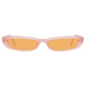 The Attico - Thea Angular Sunglasses in Pink - Sunglasses - Official - The Attico Eyewear by Linda Farrow