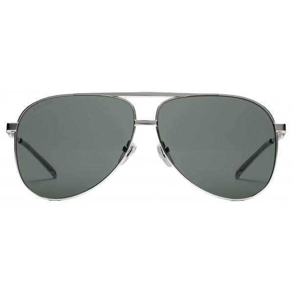 Gucci - Occhiale da Sole Aviatore - Argento - Gucci Eyewear